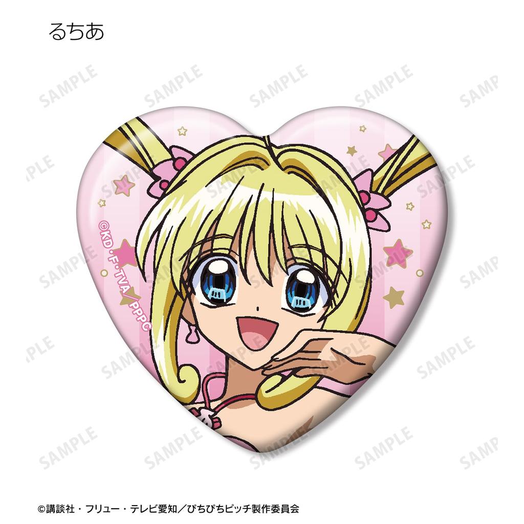 Мичи Пичи Пич" Аниме Торговые Значки-сердечки в жестяных банках Коробка из 12 штук