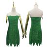 Wonderful Fairy Costume Anime Tinkerbell Elf Fairy Skirt Cosplay Green Costume