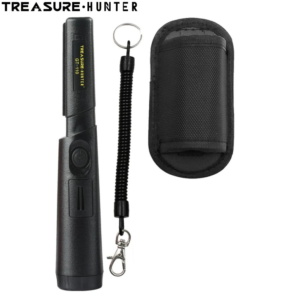 Treasure Hunter GT110 Ручной металлоискатель Pinpointer Pointer Probe Устойчивый к царапинам точный поиск металла Водонепроницаемый 360-градусное сканирование