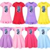 4860 Детское платье для девочек с принтом Derpy Mira Zoey Rumi, с оборками, с короткими рукавами, повседневное