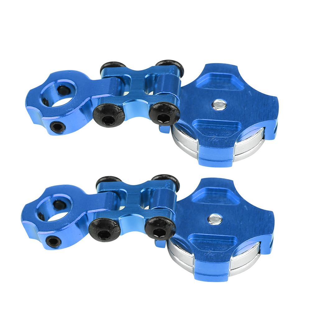 2 шт. Аксессуары для модельных машин Металлические Магнитные Скрытые Крепления для кузова для Радиоуправляемой машины (Темно-синий)