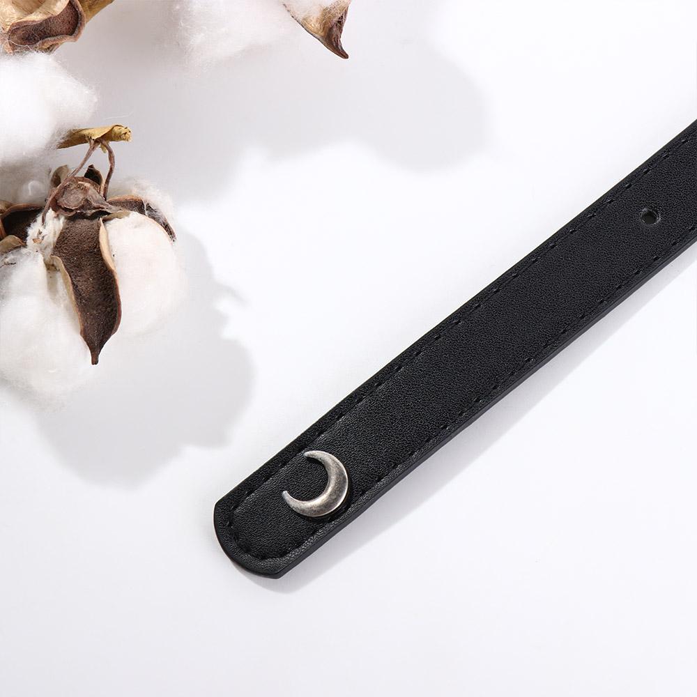 Jeans Belt Y2K Moon Pin PU leather Belt Korean Waist Strap Female Waistband Casual Belt Accessories