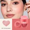 6 цветов Love Air Cushion, жидкие румяна для лица и губ, универсальные натуральные телесные матовые бархатные румяна для макияжа, подарок для женщин