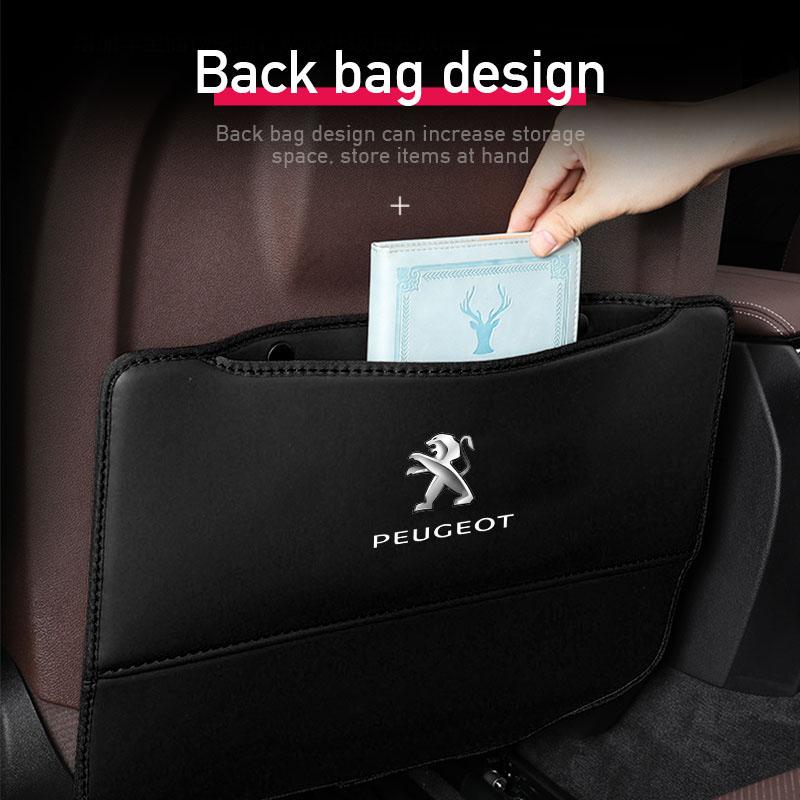 2pcs Car Seat Back Anti Child Kick Pad For Peugeot GT 5008 4008 3008 2008 308 508 Protector Mat Cover Auto Interior Accessories