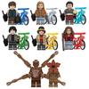 8Pcs/Set The Horror TV Dustin Mike Lucas Will Demogorgon Model Building Blocks Enlighten Action Figure Bricks Toys For Children