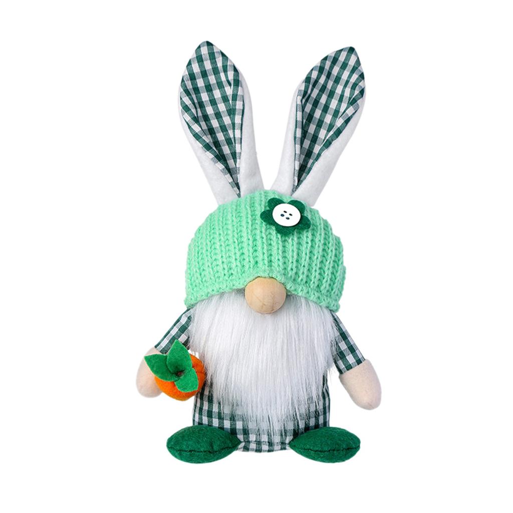 Новые пасхальные украшения, весенний пасхальный кролик, фигурка орнамента, безликий гном, стоящие куклы