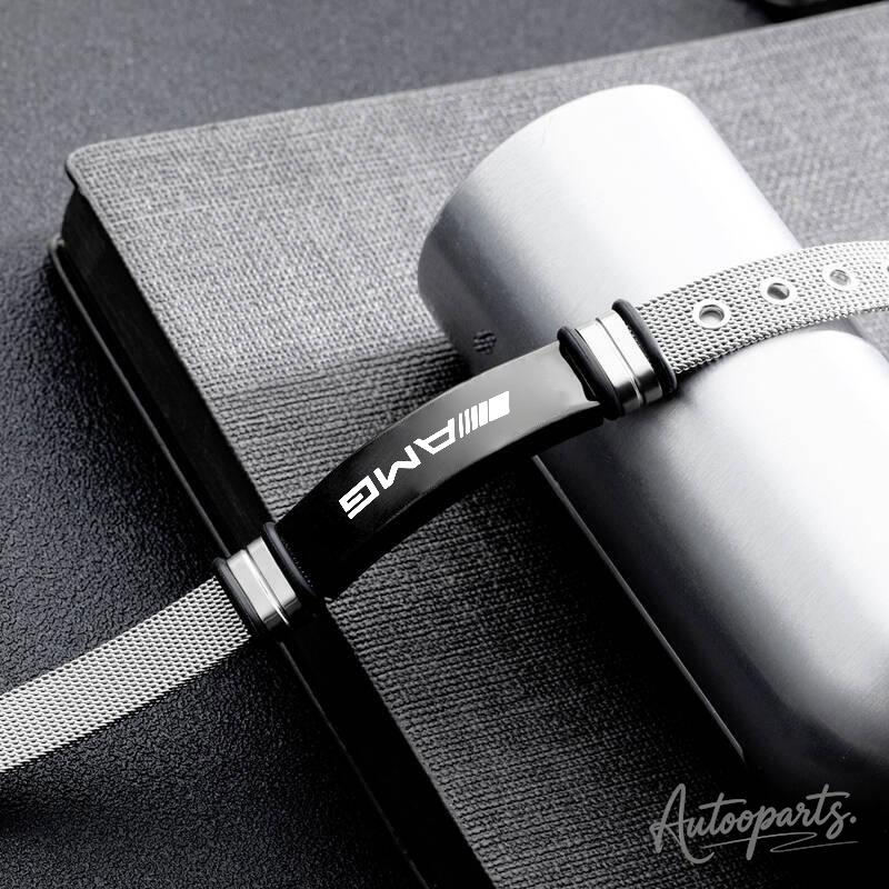 For Mercedes Benz AMG A C E S G Class GLC CLE CLA GLB GLS W177 W205 W213 Fashion Car Stainless Steel For Men Boy Accessory Gift FF2