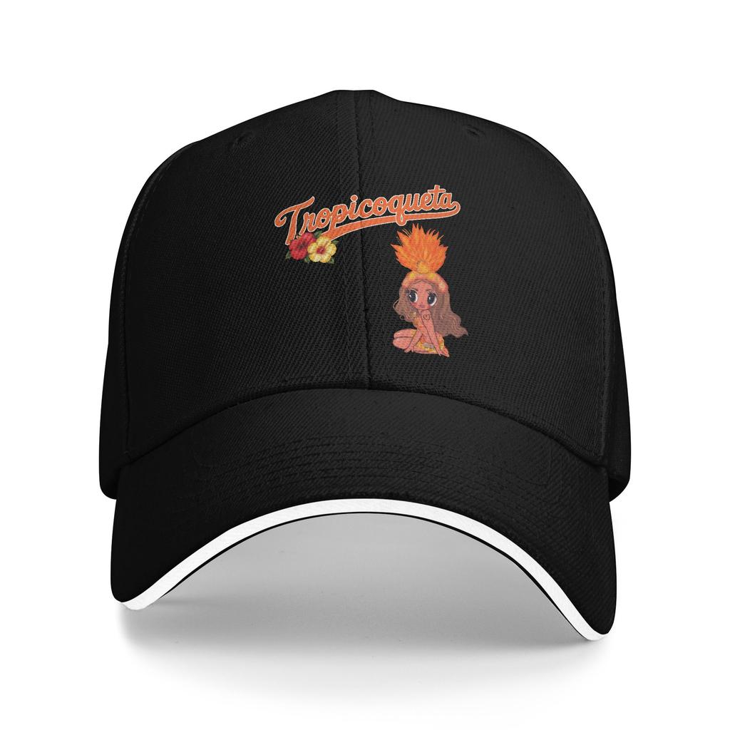 Karol G Viajando Por El Mundo Tropitour Baseball Caps Fashion Sandwich Hats Unisex Adjustable Dad Hat Running Golf