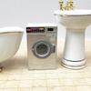 1:12 Dollhouse Washing Machine Kitchen Furniture Miniature Washing Machine Doll House Accessories