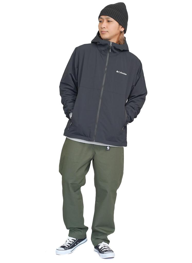 Columbia Jacket Mountain Parka Lightweight Water Repellent Outdoor Brand Crouton X Black 243M Men's