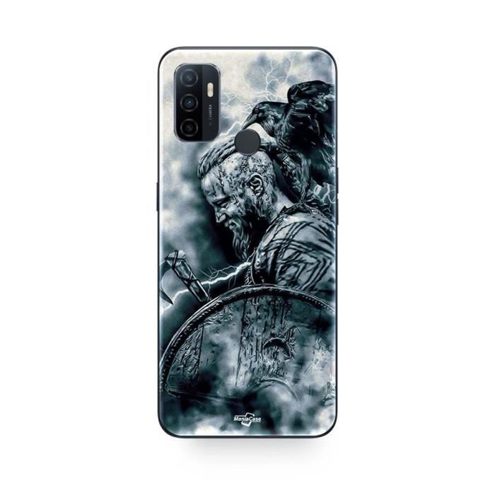 Oppo A32 Case Vikings Ragnar Lothbrok Shield Raven Maniacase