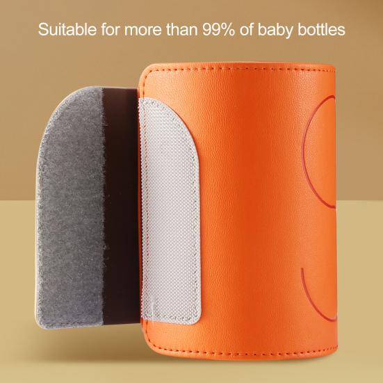 Чехол для подогрева бутылочек Портативный подогреватель детских бутылочек Быстрый нагрев USB Type C Интеллектуальный контроль температуры Подогреватель бутылочек