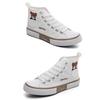 Cloth Shoes Breathable Canvas Shoes Women's Spring and Autumn New Soft-soled Versatile High-top Shoes Children's Trend Casual Board Shoes