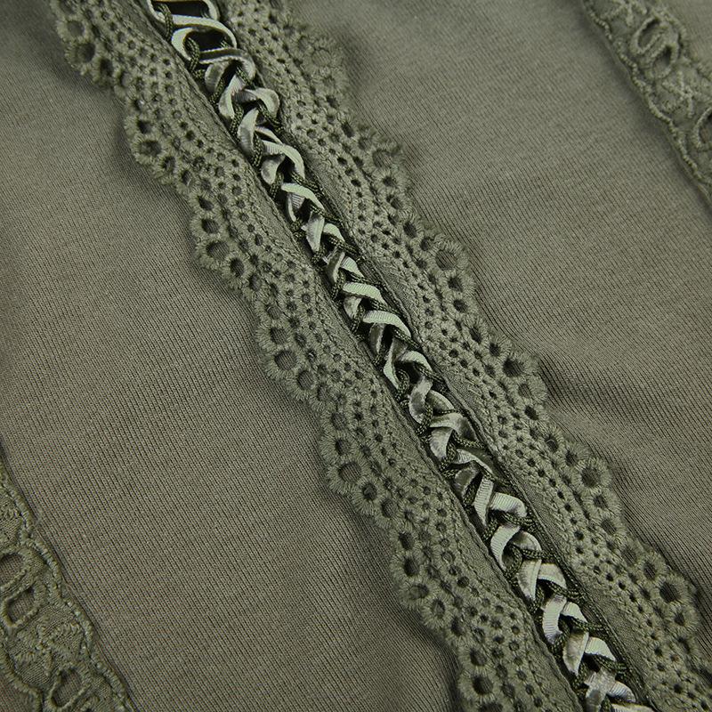 Милые кружевные топы, женская футболка с открытыми плечами и шнурком, корейская модная женская футболка, уличная одежда в стиле фея в стиле гранж