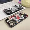 Горячий Аниме Dandadan Чехол для Телефона Закаленное Стекло Для IPhone 16 13 14 17 12 15 11 Pro Max Plus Mini XR SE2020 Coque