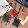 Korean Style Pu Leather Coin Purse Travel Small Storage Bag Ins Hanging Neck Coin Purse  Wallet