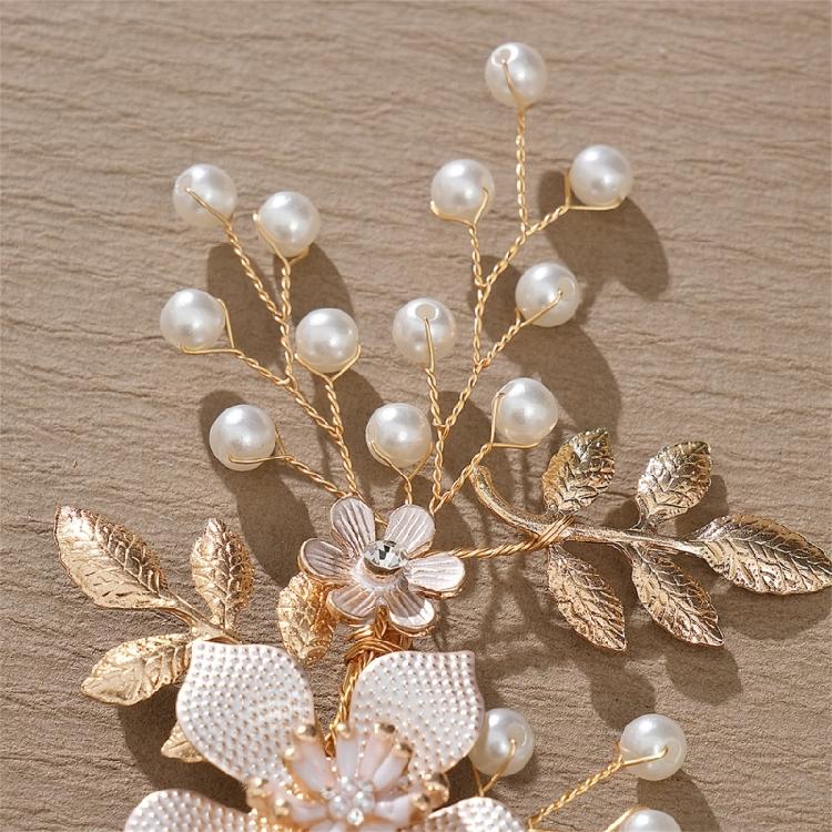 Handcrafts Floral Hairpin For Women Girl Bridal Party Prom Dresses Hair Decorative Accessories Evening Party Hair Decors