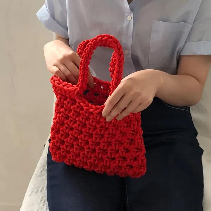 Сетчатый мешок для фруктов (яблоко)