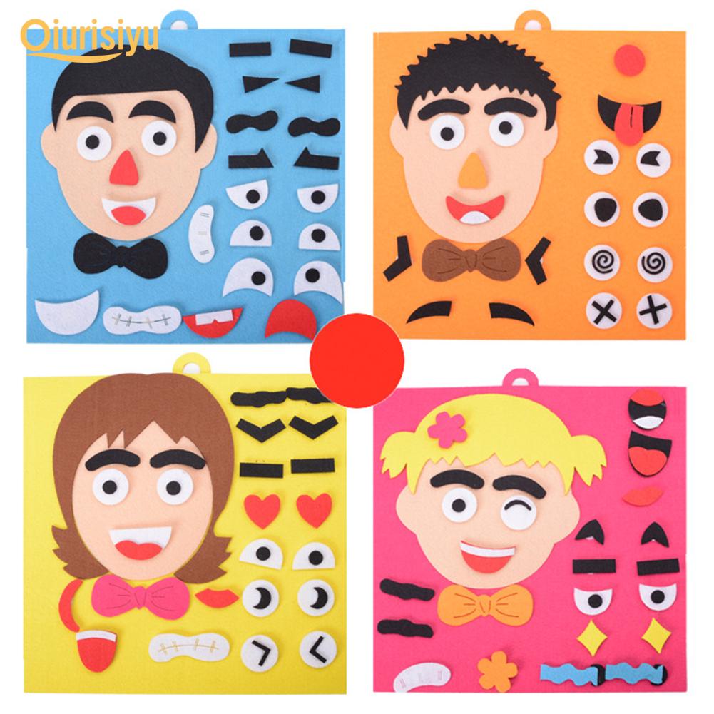 Нетканый материал для самостоятельной сборки пяти органов чувств