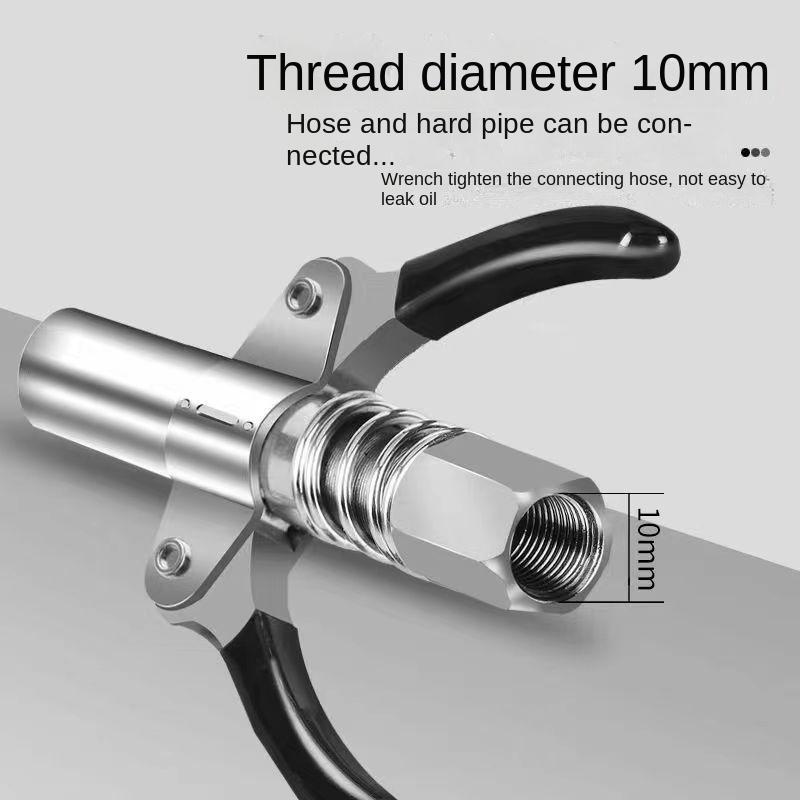 Соединитель для смазочного пистолета 10000 PSI NPTI/8, сопло для смазки высокого давления, масляный насос, автомобильный шприц, смазочный наконечник, аксессуары для ремонта, смазка