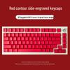 Прозрачные кейкапы Contour 4.0 Gradient - Оригинальная высота, Трескающиеся символы, 6087108 Пользовательская механическая клавиатура