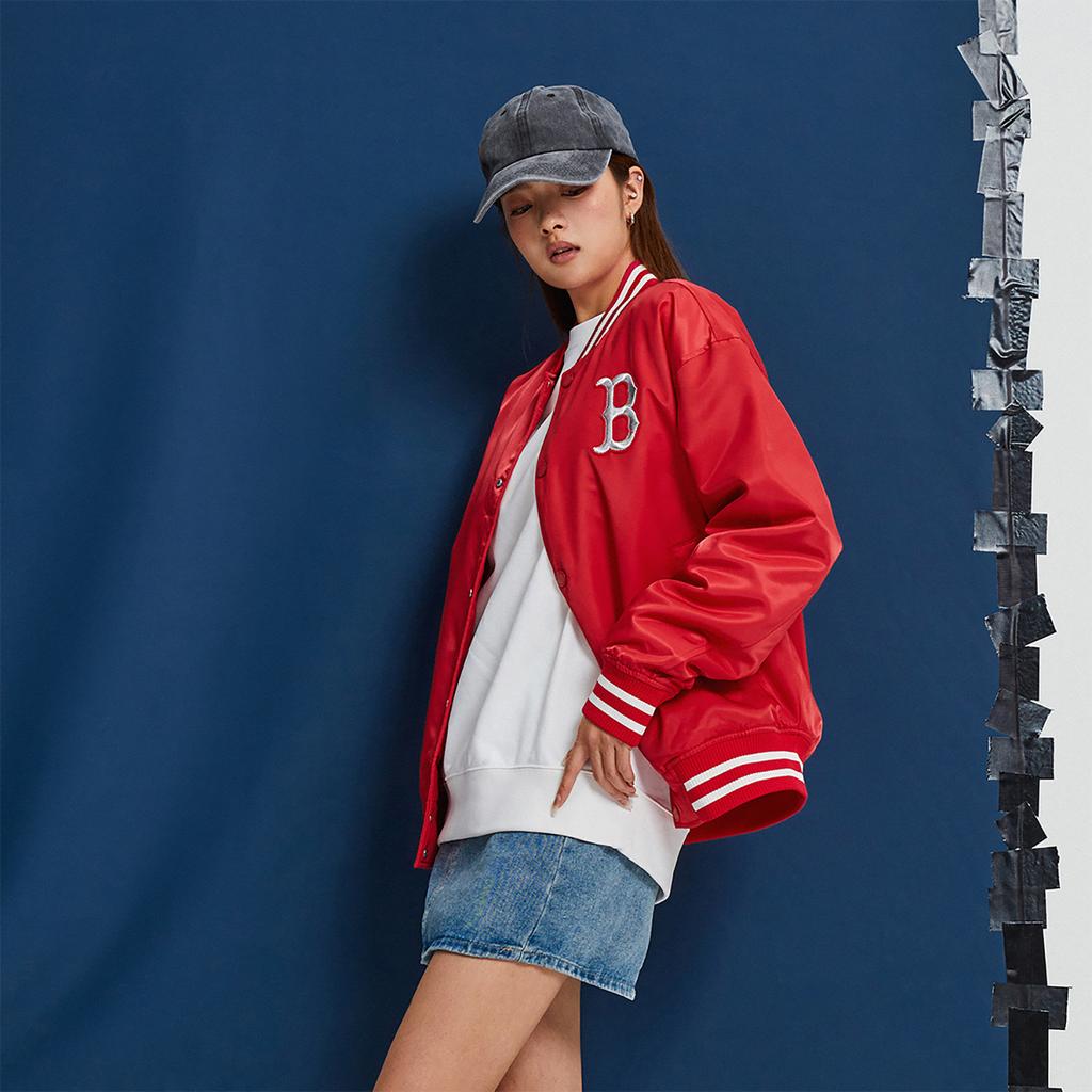 Новые куртки и пальто MLB SS24 Весна и Осень Унисекс Красные 3AJPQ0141-43RDS