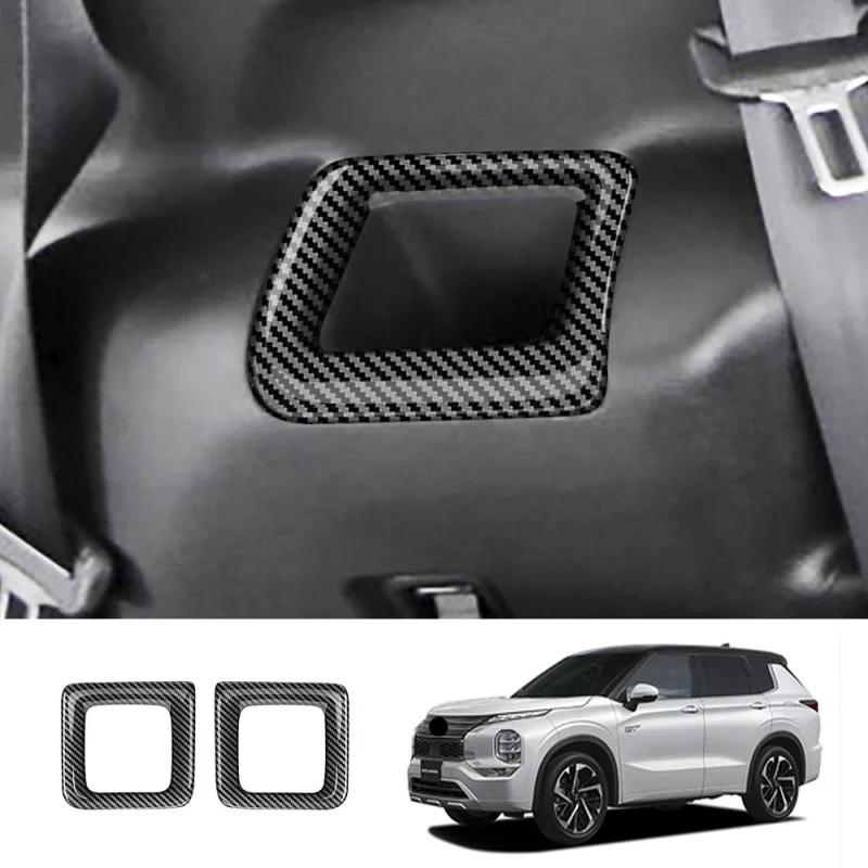 L/RHD For Mitsubishi Outlander 2024 interior front middle rear row water cup holder decorate panle sticker Accessories