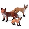 Realistic Hearty Wild Fox Children's Christmas Ornament - Big White, Arctic, and Red Fox Models