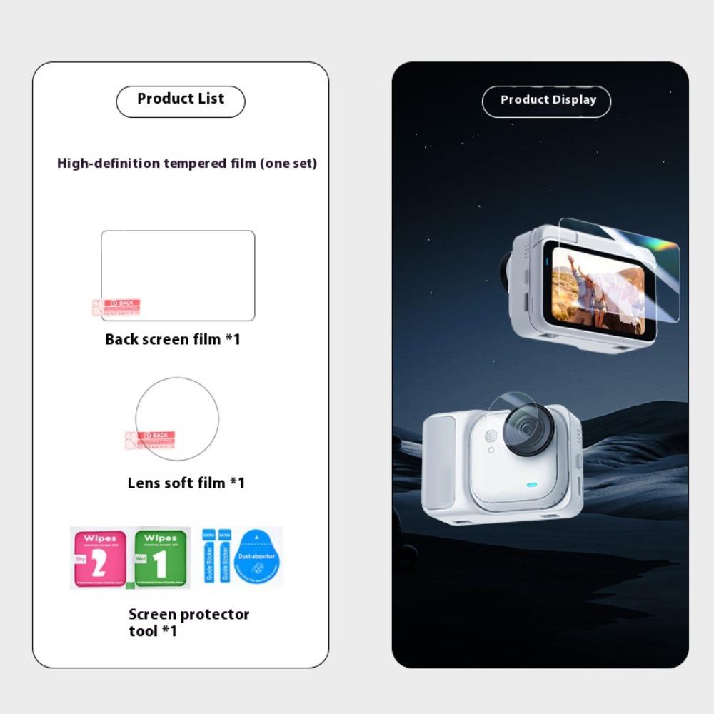 Anti-scratch Lens Films Protective Films for Insta360 GO Ultra Action Camera Accessories