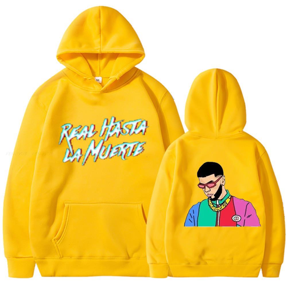 Толстовки с принтом Anuel AA, толстовка, пальто, повседневный спортивный костюм Real Hasta La Muerte, костюм унисекс, женская одежда, пуловер с капюшоном в стиле аниме