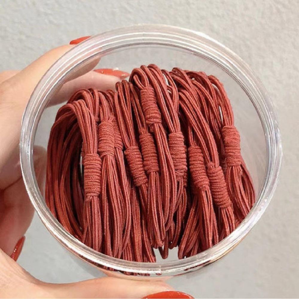 20 шт. Красочные женские резинки для волос, прочные резинки для волос, веревки, скранчи, аксессуары для волос