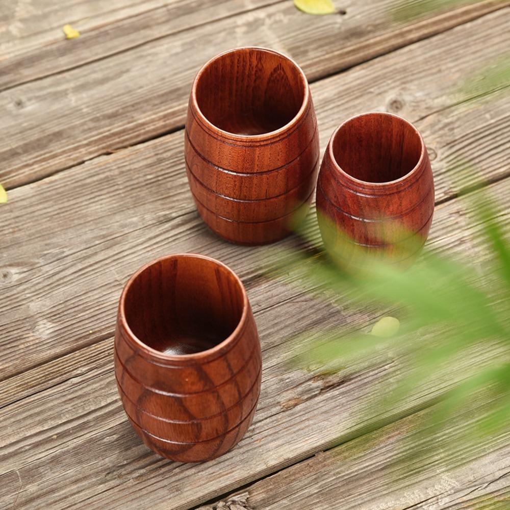 Wood Milk Cup Smooth Drink Cup Lightweight Restaurant Mug Hotel