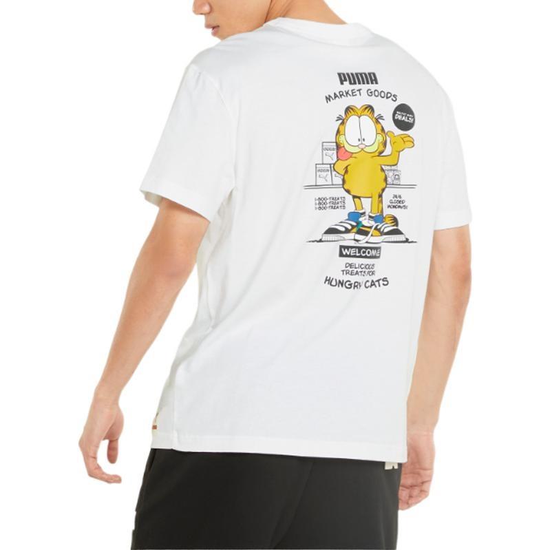 PUMA x Garfield Graphic Tee 'White' Men's 534433-02