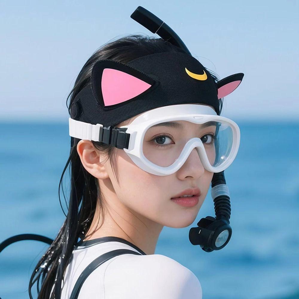 Neoprene Diving Headband Wetsuit Hood Cat Ears Swimming Headband Fashion Outdoor Diving Hat Diving