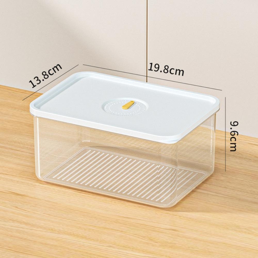 Прозрачный ящик для хранения продуктов Фрукты Мясо Консервация Упаковочная коробка для мяса Кухонные принадлежности