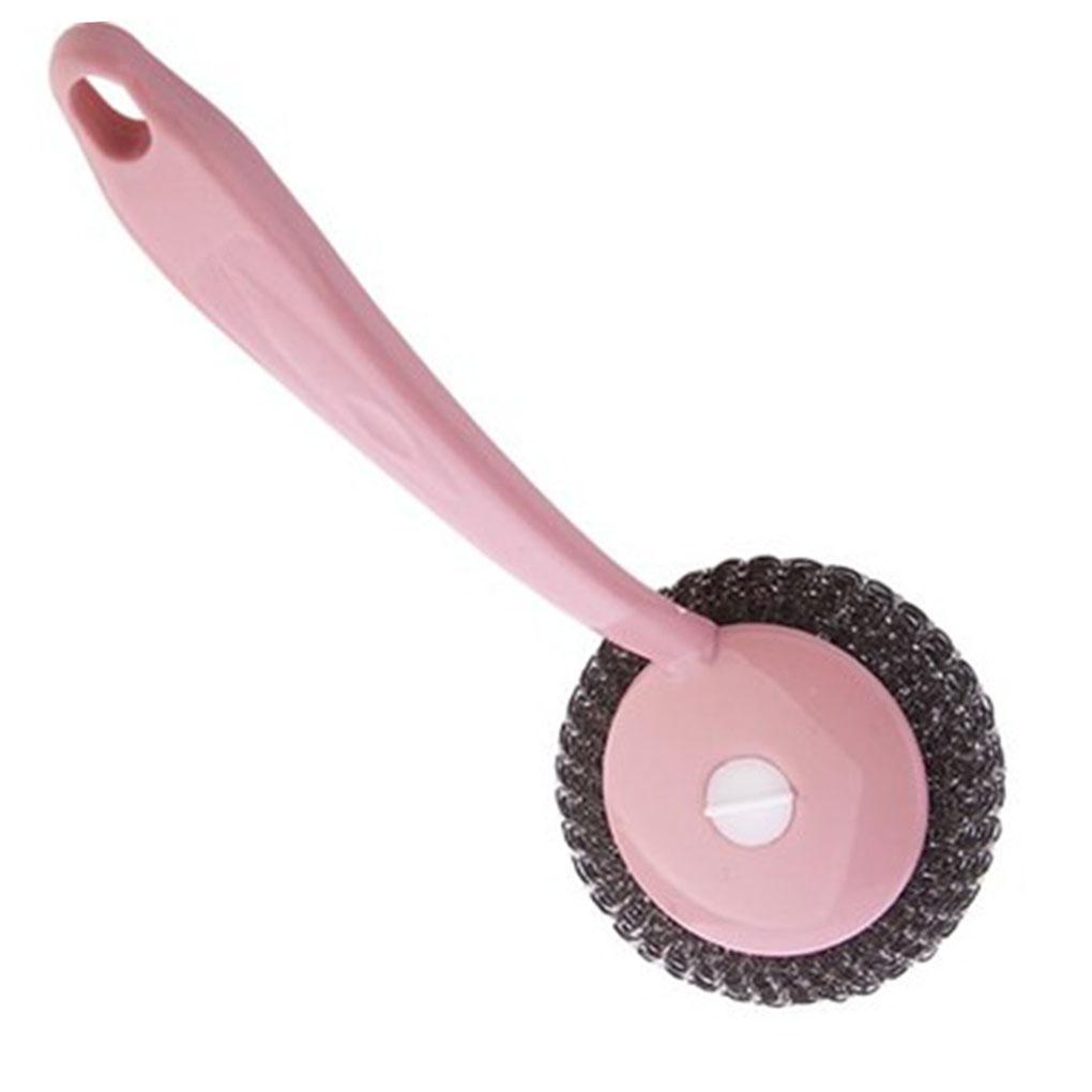 Нержавеющая проволочная губка для мытья посуды, скребок, металлическая губка, очиститель для кастрюль, грилей