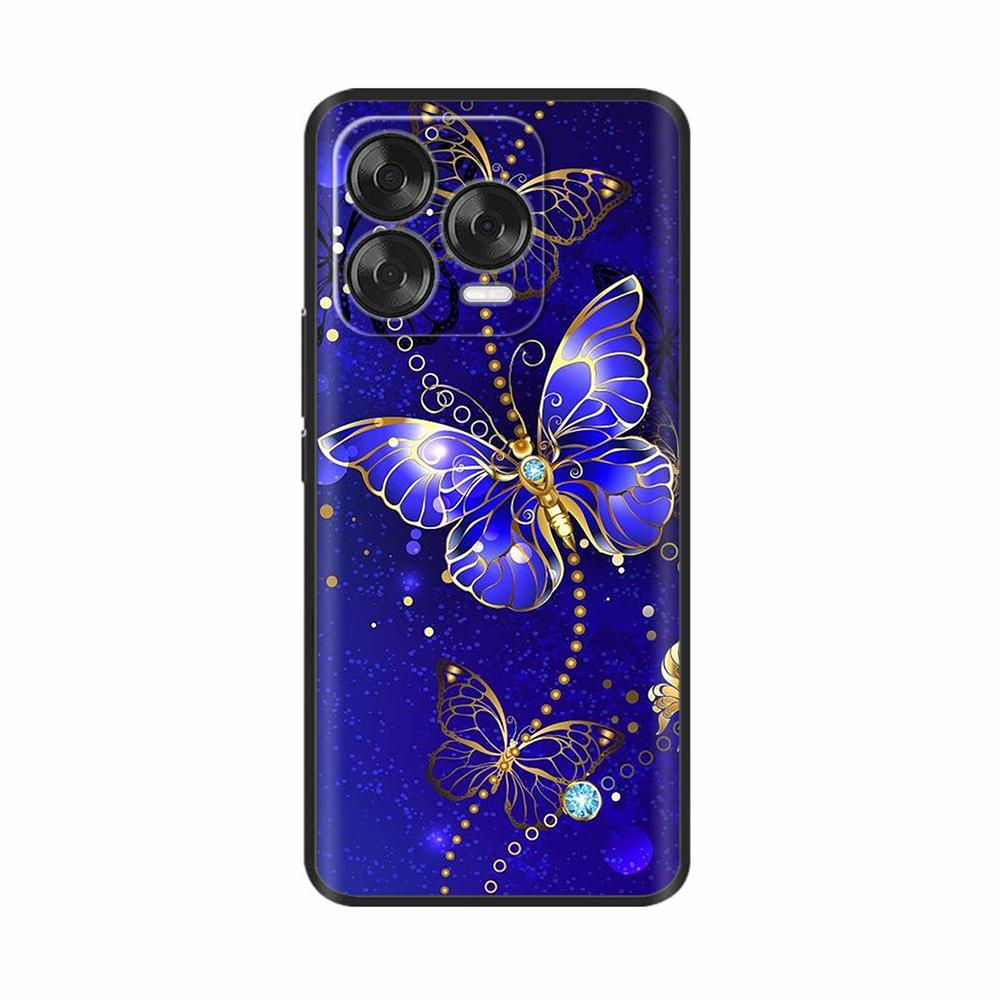 Для ZTE Blade V70 Design Чехол для телефона Узоры с красочными цветами Мягкая силиконовая TPU накладка для ZTE nubia V70 Design / Blade V70 Vita
