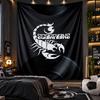 Wall Hanging Tapestry Scorpions Print Cloth for Living Room Bedroom Home Decor