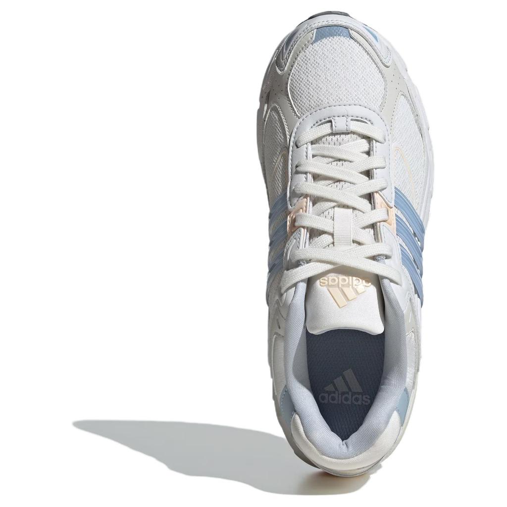 adidas Оригинальные Кроссовки на Платформе Увеличивающие Рост Нескользящие Износостойкие Массивные Кроссовки Женские Бело-Синие IH3389