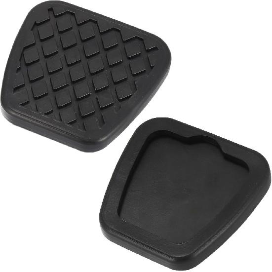 2 Pcs Rubber Clutch and Brake Pedal Pads, Compatible with Select Models of Honda Accord Civic CRX, Replacement for 46545-SA5-000 46545SA5000