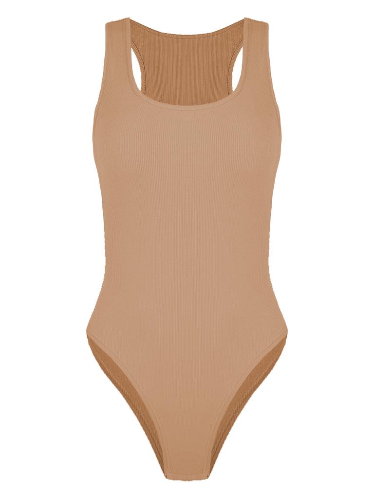 Женское сексуальное облегающее боди на бретелях