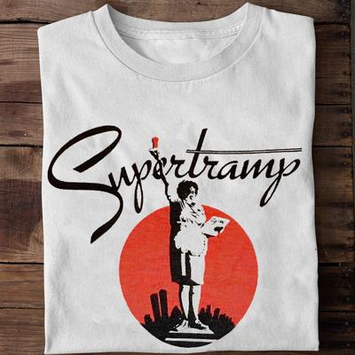 Supertramp Завтрак в Америке Подарок для фаната Белая Размер футболки OM1