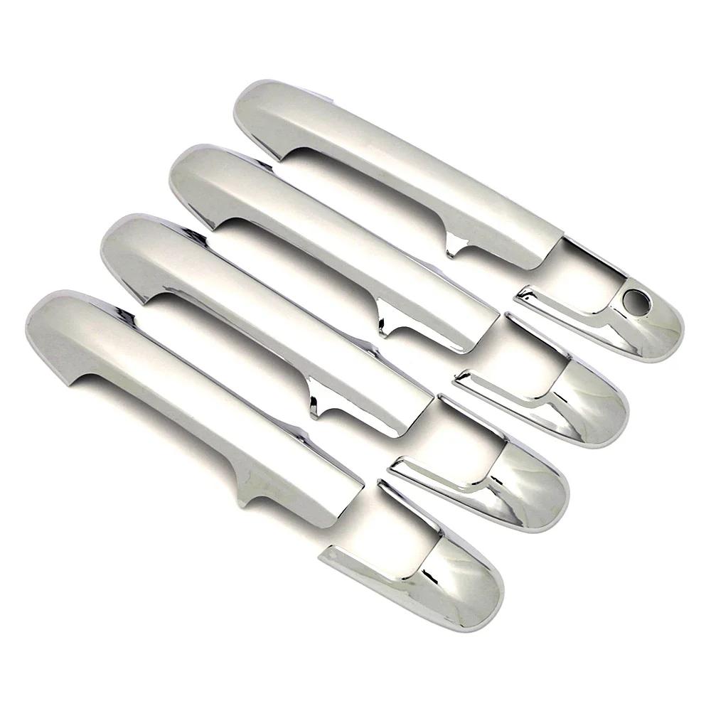 Для Honda Accord 7 Gen 2003-2007 углеродное волокно цветные внешние детали хромированная крышка дверной ручки декоративная отделка защитная наклейка