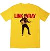 НОВИНКА Link Wray Желтая с коротким рукавом Все размеры от S до 5XL BT2013 Унисекс Футболка