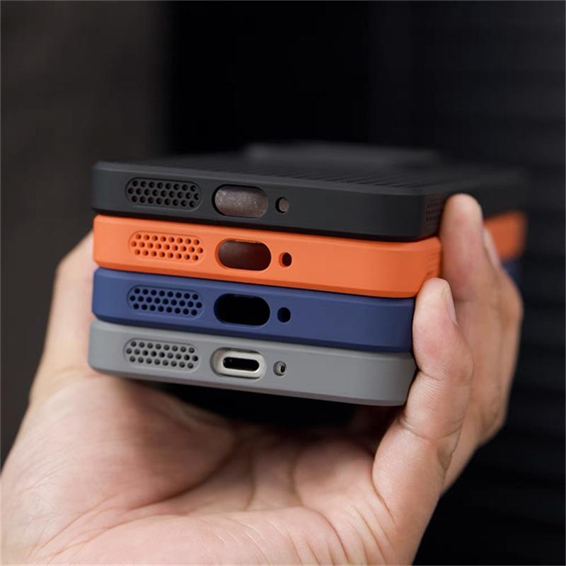 Охлаждающий магнитный чехол для Xiaomi 15 14 13 Mi 13T Pro POCO F6 F5 F5Pro 5G для MagSafe, защитная задняя крышка-бампер с сотовой сеткой