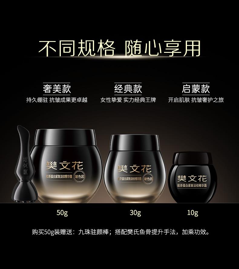 Fan Wenhua 30% Bose Collagen Moisturizing Anti Wrinkle Pro Face Cream with 2 Samples