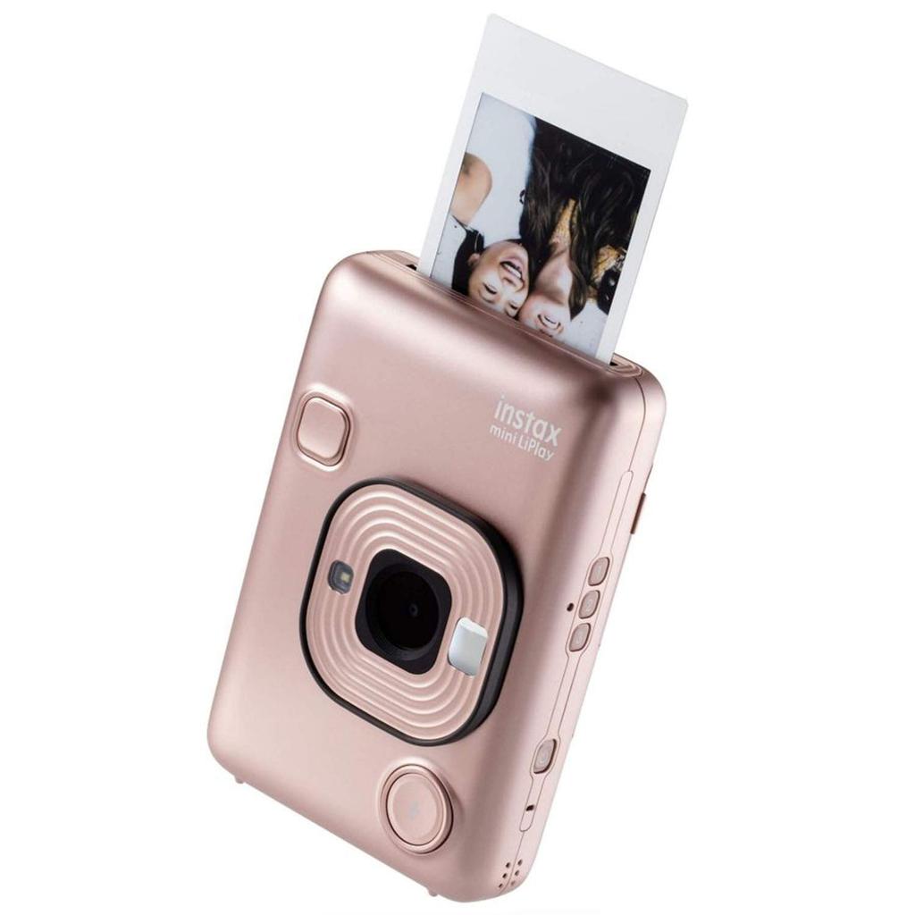Fujifilm Instax Mini Liplay Hybrid Instant Camera (Rose Gold)