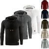 Men's Soft Hooded Pullover Jacket In Fashionable Colors For Stylish Comfort