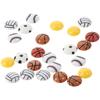 40Pack Football Assorted Sport Ball Slime Charms Volleyball Flat Back Resin Charms  for Scrapbooking