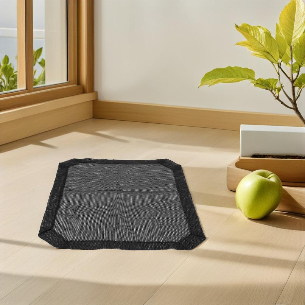 Detachable Elevated Pet Bed Mesh Cover Washable 108x72cm Breathable Dog Cat Bed Replacement Indoor Outdoor Dog Mattress